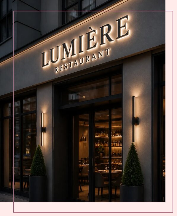 Объемные буквы для ресторана в Медногорске от 4984 р. | Аванза-Мдн