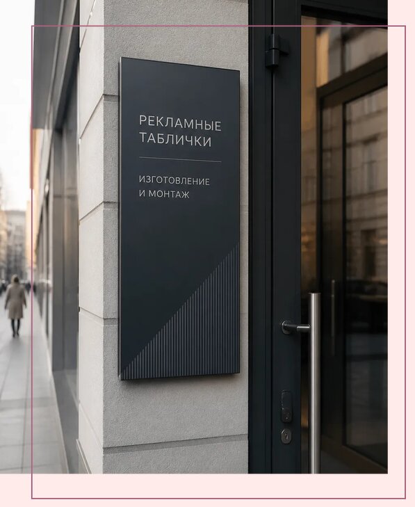 Рекламные таблички в Медногорске по цене от 4577 р. | Аванза-Мдн