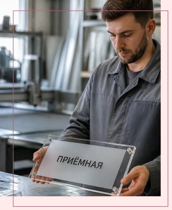 Таблички из оргстекла на заказ в Медногорске от 3967 р. | Аванза-Мдн